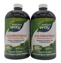 Nature&#39;s Way Chlorofresh Liquid Chlorophyll Mint Flavor 2 Pack 16 oz, In... - $28.49