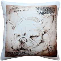 French Bulldog 17x17 Dog Pillow, with Polyfill Insert - £39.50 GBP