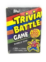 Topps 1984 Trivia Battle Game Trading Cards Pack - $6.92