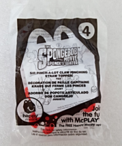 McDonalds 2015 Spongebob Movie No 4 Sir Pinch A Lot Claw Pinching Straw ... - £3.74 GBP