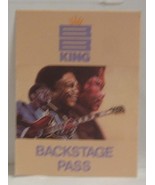 B.B. KING - VINTAGE OLD ORIGINAL CONCERT TOUR CLOTH BACKSTAGE PASS **LAS... - £11.28 GBP