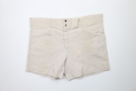 Vintage 70s Bike Mens Size XL Thrashed Knit Coach Coaches Shorts Gray USA - £62.18 GBP