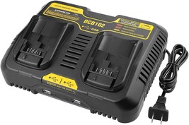 Dewalt Dcb102Bp 20-Volt Max Jobsite Charging Station Replacement Charger By - £37.23 GBP