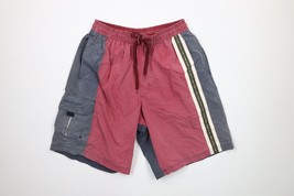 Vintage Speedo Mens Large Faded Spell Out Southwestern Lined Shorts Swim Trunks - £29.56 GBP