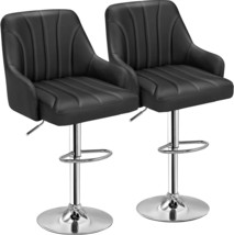 Vecelo Bar Stools Set Of 2, Adjustable Barstools, Counter Height Stools,... - $2,403.43 MXN