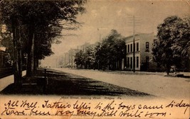 UNDIVIDED BACK POSTCARD- MAIN STREET LOOKING WEST, RIDGWAY, PA BK66 - £4.11 GBP