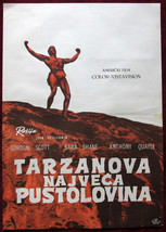 1959 Original Movie Poster Tarzan Greatest Adventure Guillermin Gordon S... - £47.37 GBP