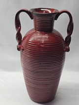 Unused 13&quot; Red Vase Jug Bottle Urn Country Farmhouse Decor KIRKLAND&#39;S $5... - $18.79