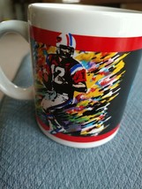 Pro Football Hall of Fame Coffee Mug Featuring Jim Kelly Buffalo Bills Likeness - £8.87 GBP