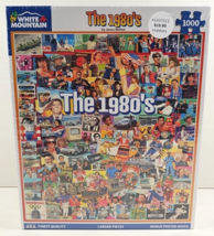 The 1980’s 1000 Pc Jigsaw Puzzle History Culture Music Film Fashion Fun Gift NEW - $27.71