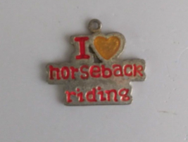 Vintage I Love Horseback Riding Necklace Bracelet Charm - £5.81 GBP