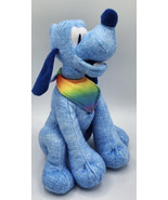 Pluto Bean Bag Just Play Disney Rainbow Collection 8&quot;  Plush Pride New W... - €12,79 EUR