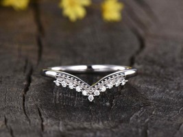 1.50 Ct Lab Created Diamond VVS1 Engagement Wedding Ring 14k White Gold Finish - £71.78 GBP