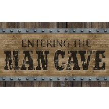 Toland Home Garden 800447 Man Cave Brown Funny Door Mat 18x30 Inch Welcome Outdo - £30.04 GBP