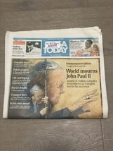 John Paul II Pope Dies USA Today Newspaper April 4, 2005 - £11.60 GBP