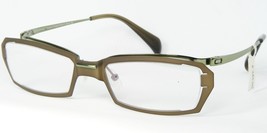 IYOKO-INYAKe Iy 301 74 Olive Green Eyeglasses Unique Frame 52-19-140mm Japan - £218.06 GBP