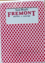 Sam Boyd&#39;s  Fremont Hotel &amp; Casino Las Vegas Playing Cards - £6.25 GBP