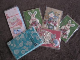 Set of Handmade Greeting Cards: Eastern, Tea Time and Happy Gardening Day &amp; More - £9.58 GBP