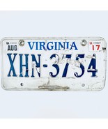 2017 United States Virginia Base Passenger License Plate XHN-3754 - $16.38 CAD
