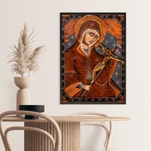 Saint George and the Dragon, Wall Art, Orthodox iconography, Poster and Canvas  - £11.22 GBP+