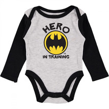 Batman Hero In Training 3-Piece Infant Bodysuit Pant and Hat Set Multi-C... - £16.46 GBP