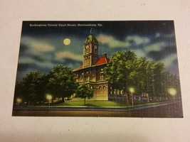 015 VTG Unused Postcard Rockingham County Court House Harrisonburg VA Co... - £4.73 GBP
