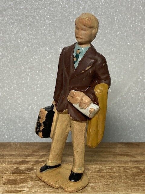 Lehmann LGB Figurine Holding Coat &amp; Briefcase  - $4.90