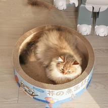 Round Pink Cat Scratcher: Stylish and Durable Bowl-Shaped Claw Grinding ... - £64.06 GBP+