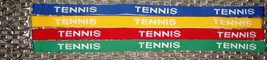 Tennis Woven Lanyard - 4pc/pack (Multiple Colors) - £11.78 GBP