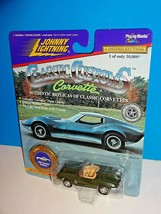 Johnny Lightning Classic Customs 1962 Corvette Roadster Olive w/ Rubber Tires - $5.94