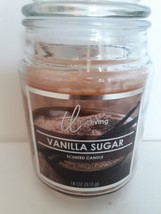 Vanilla Sugar - Trueliving 18 Oz Candle Glass Jar W/ Lid - £15.18 GBP