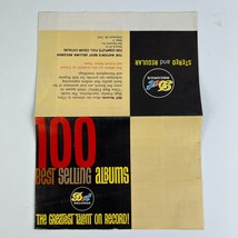 DOT Records 100 Best Selling Albums - Greatest Talent On Record Brochure... - $9.89