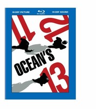 Oceans Trilogy Oceans Eleven Oceans Twelve Oceans Thirteen - BluRay USA ... - $19.78