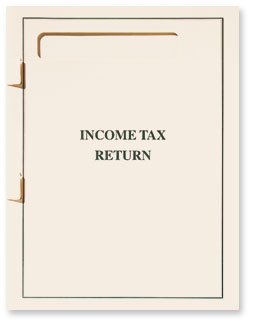 Income Tax Return Folder - Side Staple - Large - $55.89
