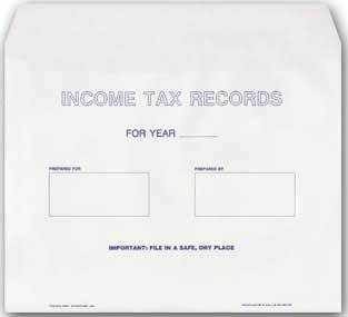 Tax Record & Receipt Envelope - 50 Count - £38.31 GBP