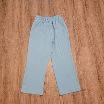 Alfred Dunner Pull On Pants ~ Sz 12P ~ Blue ~ High Rise ~ 27&quot; Inseam - £17.69 GBP