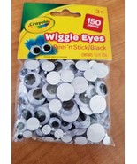 Crayola Wiggle Eyes Peel N Stick Black : 150 pieces  Age 3 Years &amp; Up - $6.79