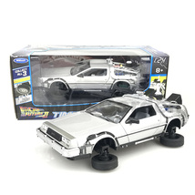 Welly 1:24 DeLorean DMC Back To The Future 2 Time Machine Fly Mode Dieca... - £35.37 GBP