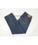 LEVI&#39;S 505 MEN&#39;S BLUE DENIM JEAN PRE-OWNED SIZE 38 X 30 REGULAR FIT VINTAGE - $15.79
