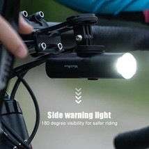 1500LM Rotatable Lens Bicycle Light USB Charge Waterproof IP66 Anti-Glare Headla - £36.16 GBP