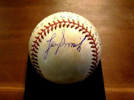 Lee Smith Yankee Angels Save Game Hof Signed Auto Game Used Oal Baseball Jsa - £221.81 GBP