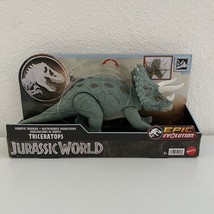 Jurassic World Gigantic Tracker Triceratops Epic Evolution Dinosaur Figure Green - $34.50