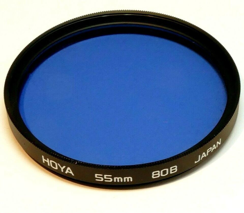 HOYA 55mm 80Bフィルター。 
