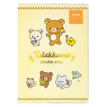 San-x 2024 Rilakkuma Monthly Notebook, Thread B6 ME67205 - $15.87