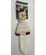 Duke&#39;s Holiday Snowman Crinkly Squeeky Plush Dog Puppy Toy - $20.37 CAD