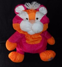 Vintage 1987 Fisher Price Wild Puffalumps 8057 Tiger Stuffed Animal Plush Toy - £27.88 GBP