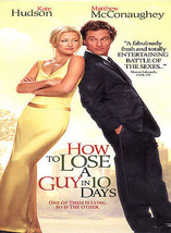 How to Lose a Guy in 10 Days (DVD, 2003, Widescreen) - £1.28 GBP