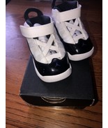 Nike Air Jordan White and Black Sneakers  Toddler/Baby Size 4 C    32342... - $361.33 MXN