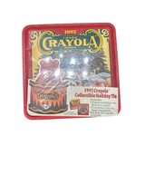 Vintage Crayola 1992 Christmas Holiday Collectible Tin Still Factory Sea... - $7.28