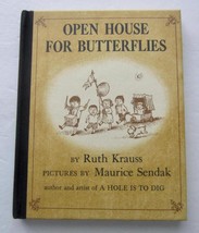 Open House For Butterflies ~ Maurice Sendak ~ Ruth Krauss Vintage Childrens Book - £19.67 GBP